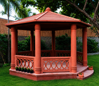Red Sandstone Gazebo - Finish: Powder Coated