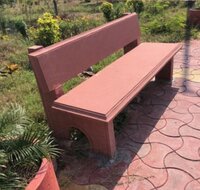 Red Sandstone Outdoor Bench - Feature: Easy To Clean