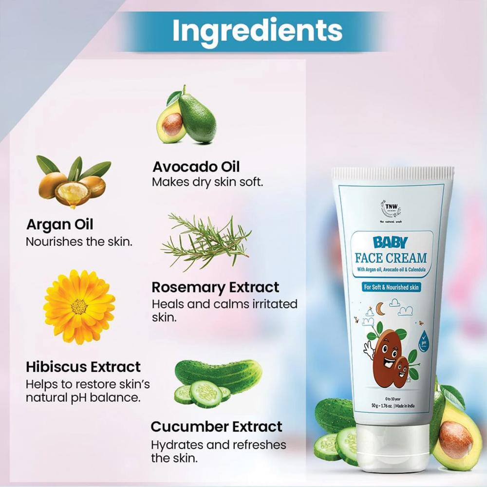 Baby Face Cream for Soft Skin