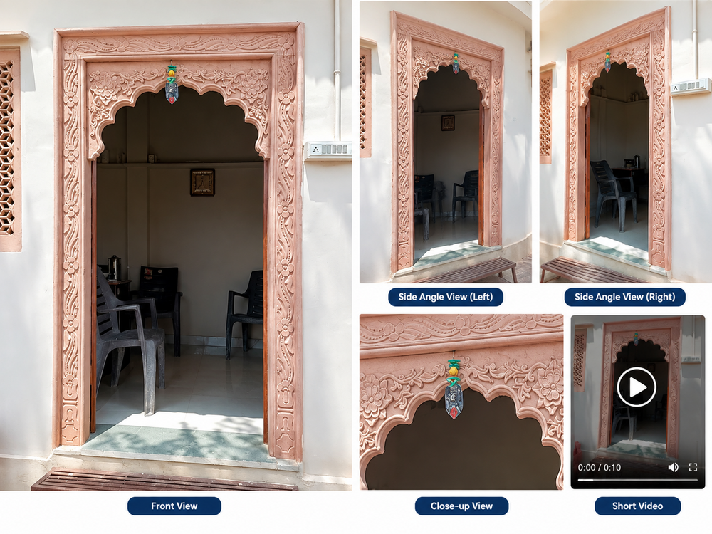 Decorative Sandstone Door - Application: Commercial