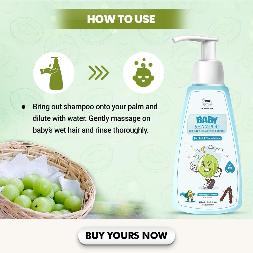 Baby Shampoo For Gentle Cleansing And Soft