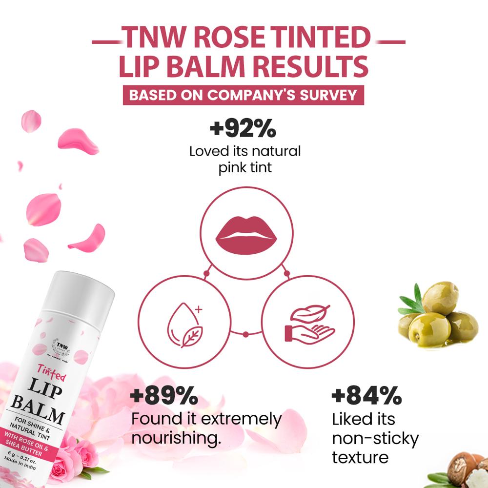 Rose Tinted Lip Balm for Soft & Moisturized Lips