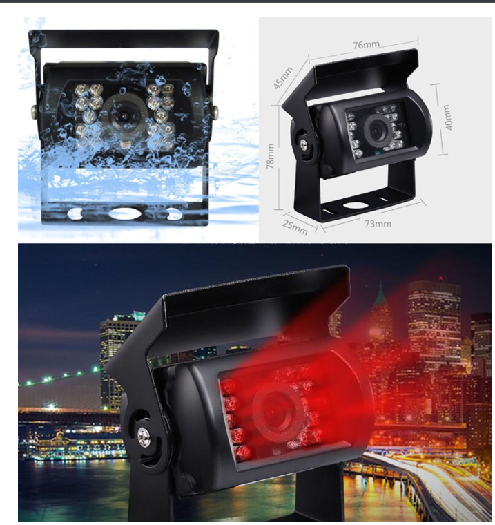 Ahd Rear View Camera System( Truck/forklift) - Color: Multiple