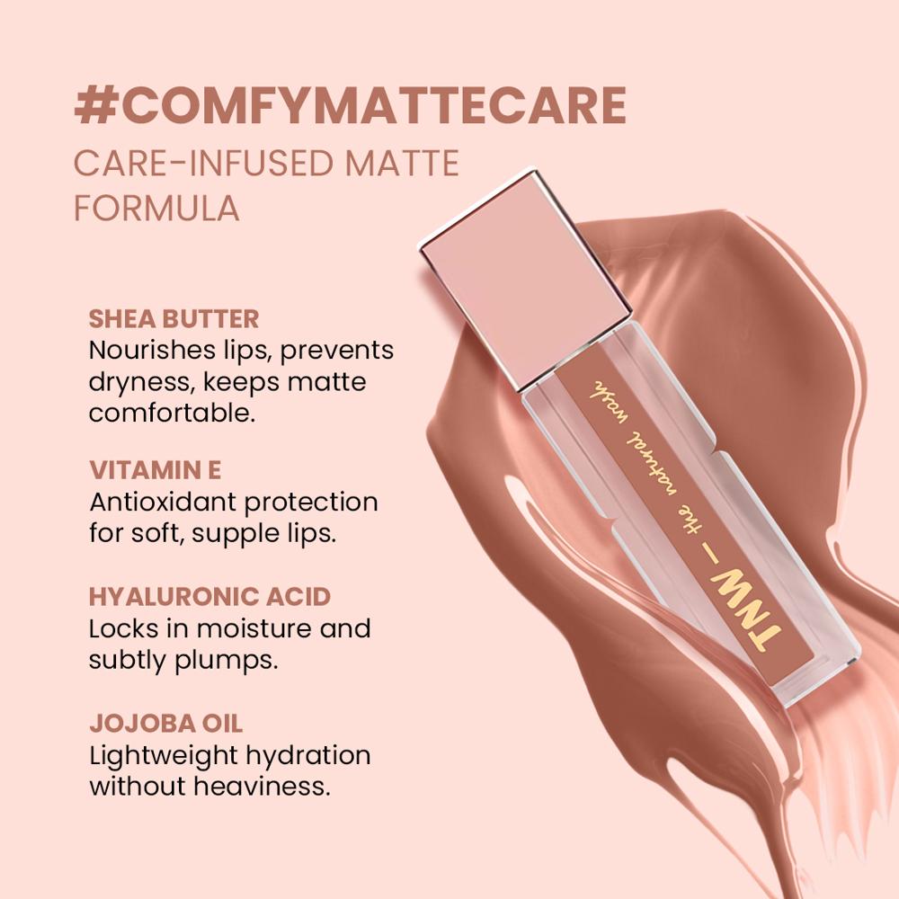 3ml Comfy Matte Liquid Lipstick waterproof, transfer proof