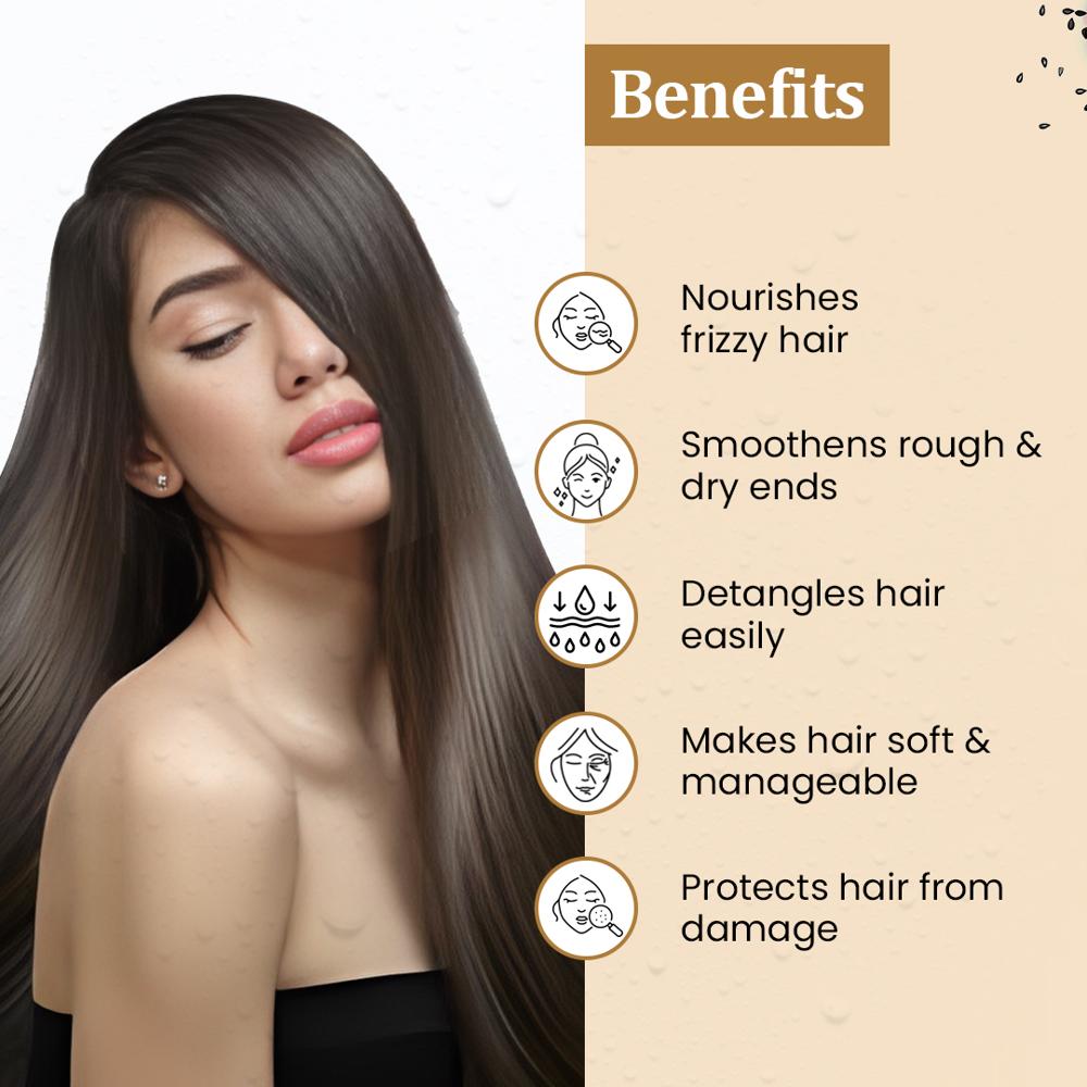 Black Seed Hair Serum - An Anti-Frizz Natural Styling Serum (Paraben-Free)