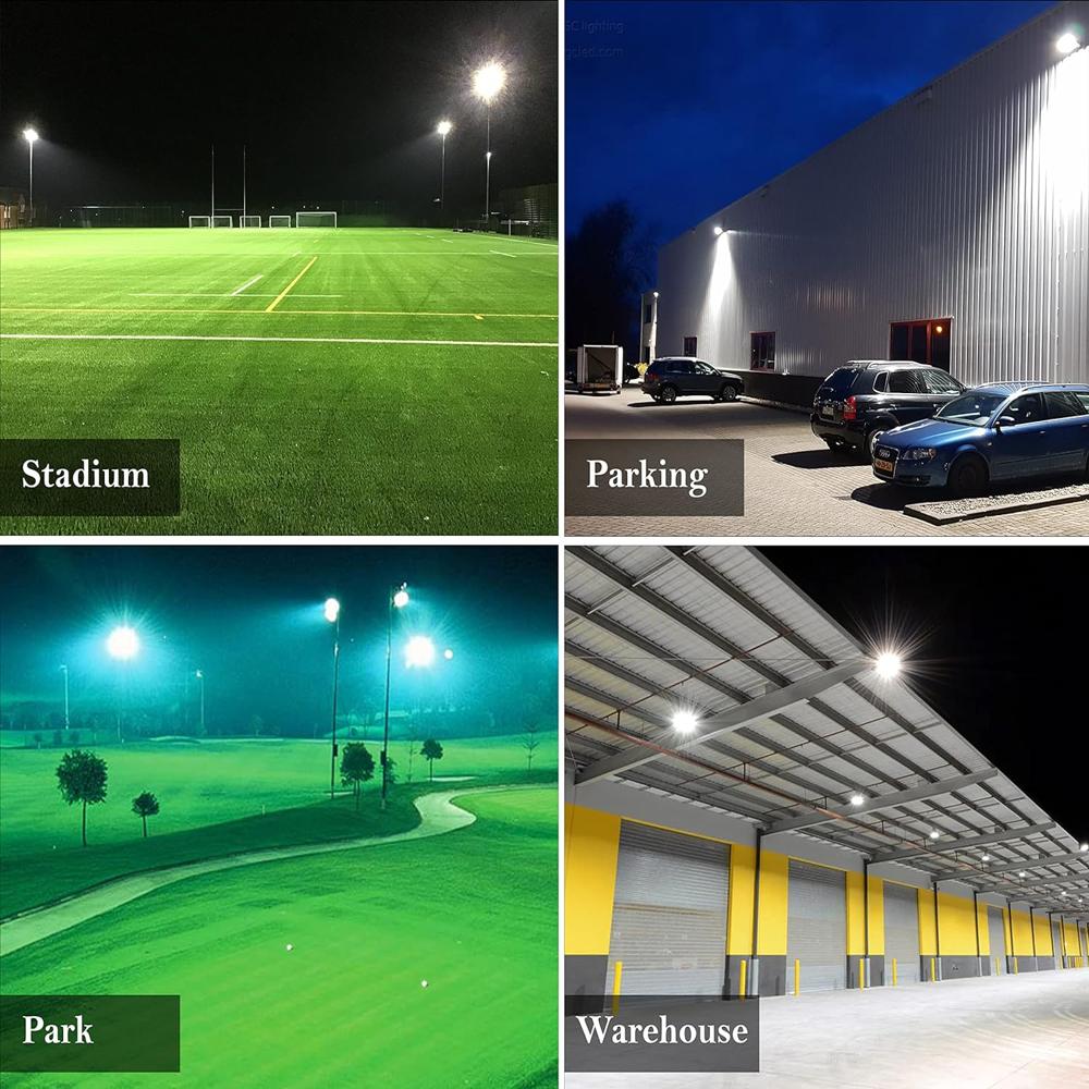 INSOCKET LED Flood Light| Cool White 6500K Color Temperature LED Lamp| IP66 Waterproof Surge Protection Focus Light for Factory, Garage, Parking, Garden, Playground & Shop