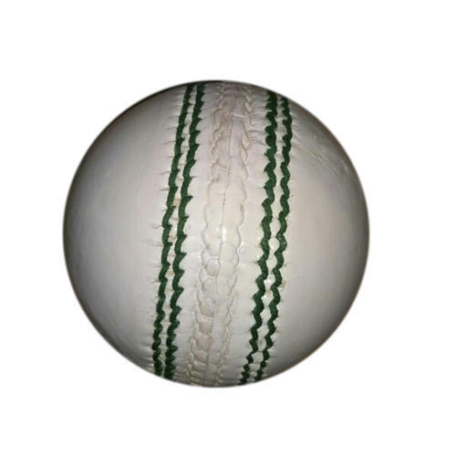 White Cricket Leather Ball