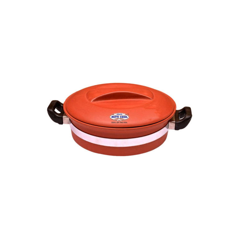 Clay Handi With Handle 2 Ltr - Color: Terracotta