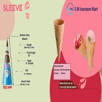 Ice Cream Cone Sleeve 165 Mm - Color: Different Available
