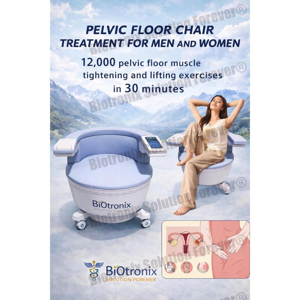 Hospital Approved Pelvic Muscle Stimulation Chair for Physiotherapy