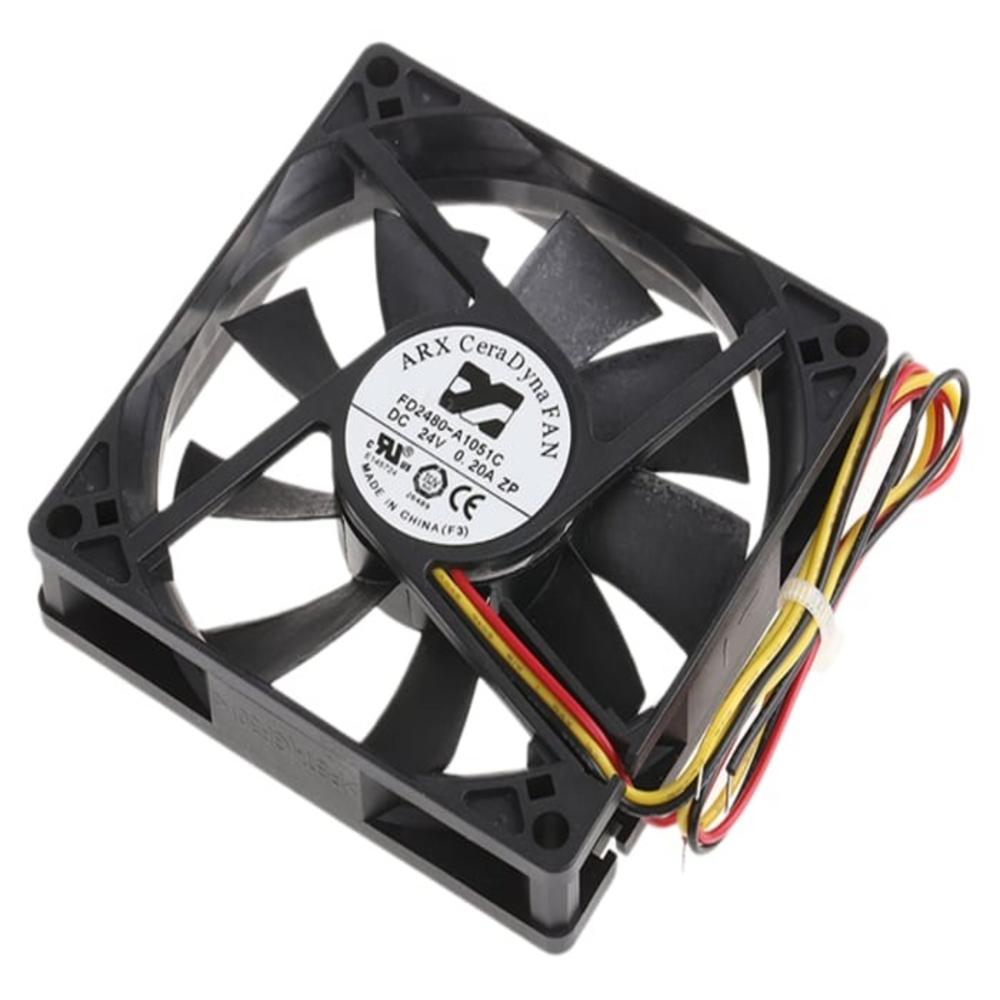 ARX CERA DYNA FAN FD2480-A1051C 24V DC 0.20A 8015mm Industrial Axial Cooling Fan