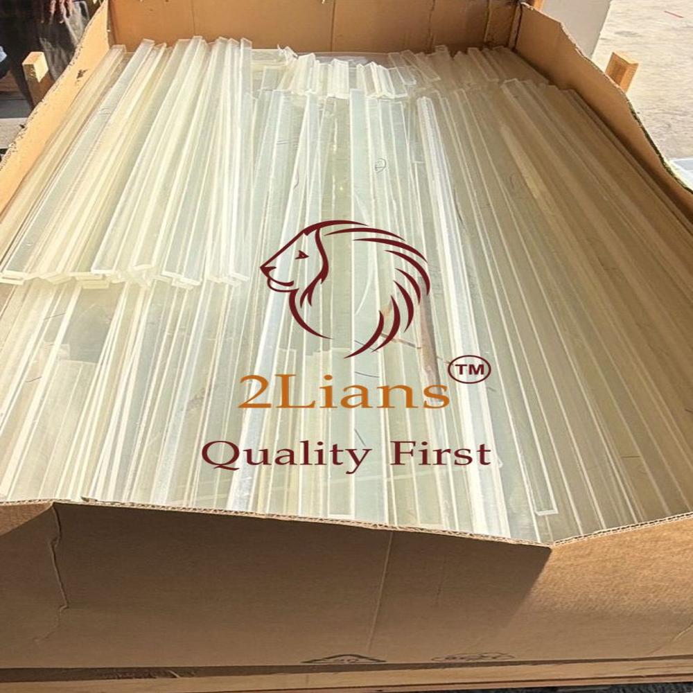 PMMA Sound barrier strips  cast grade/ Natural