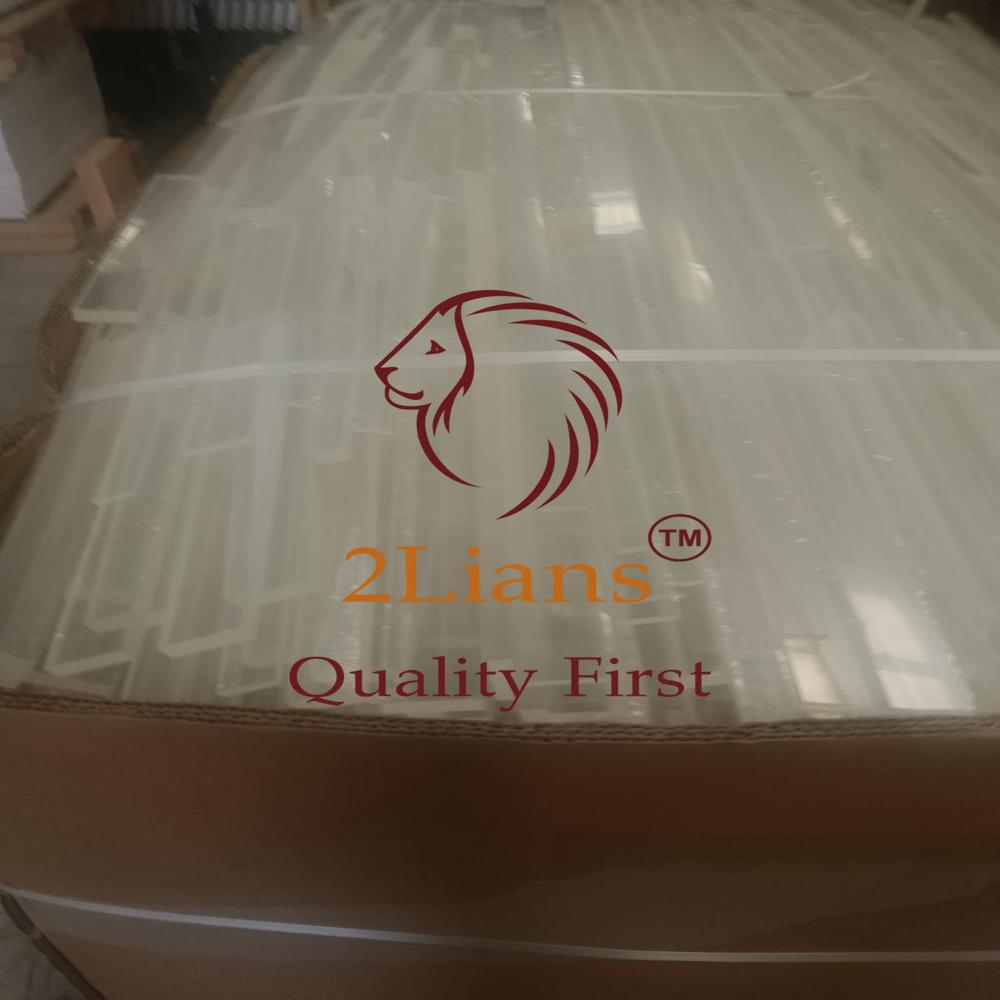 PMMA Sound barrier strips  cast grade/ Natural