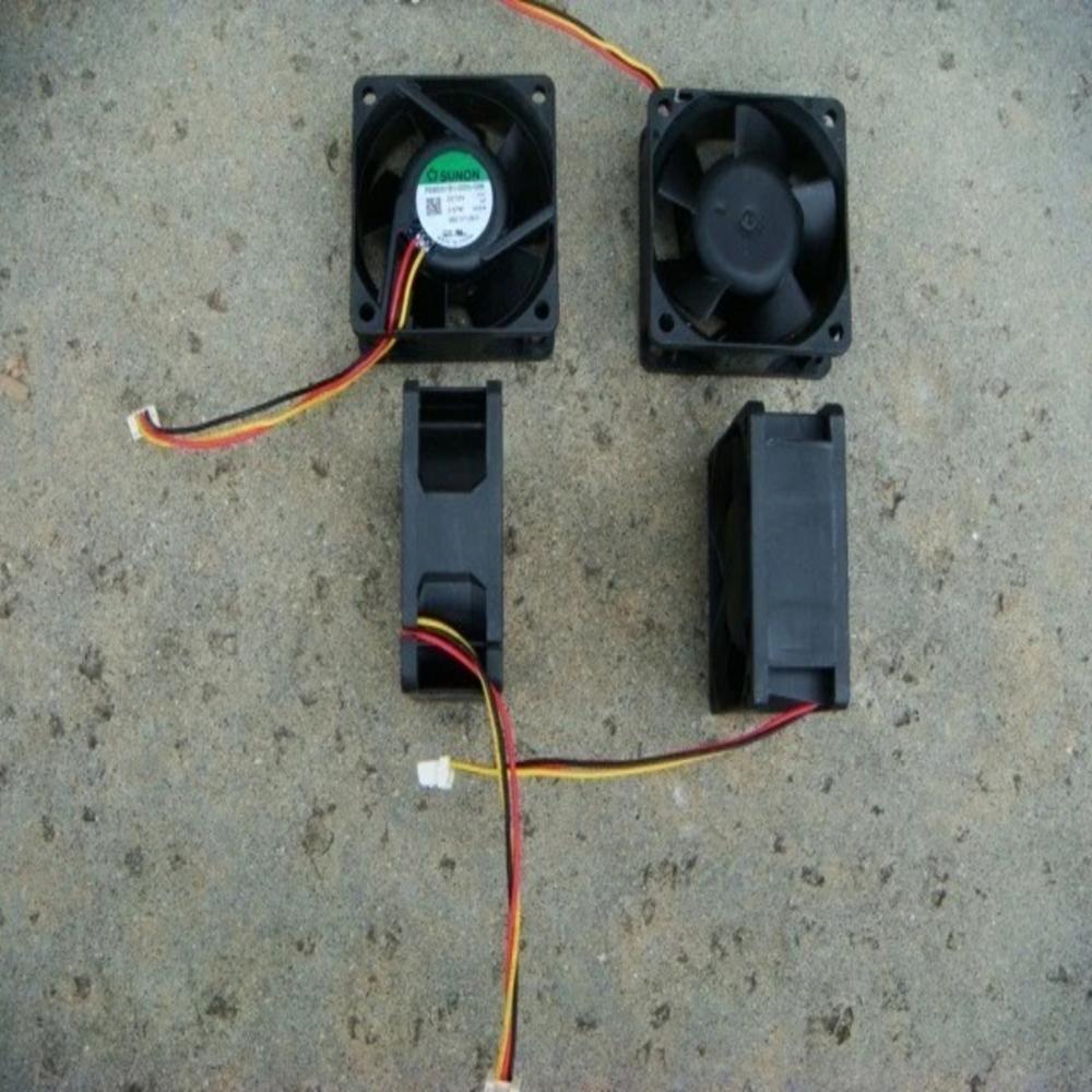 SUNON PE60251B1-000U-G99 12V DC 3.57W 6025mm Ball Bearing Industrial Axial Cooling Fan