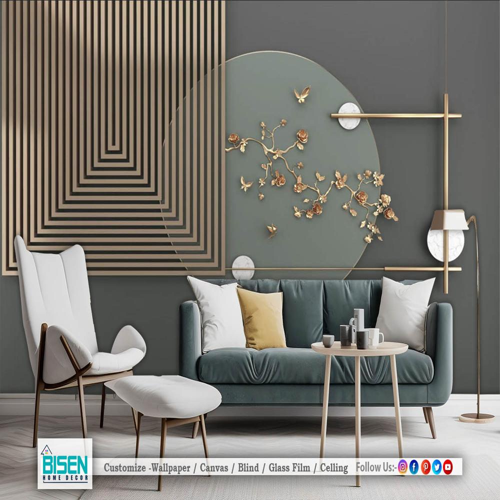 3d Wallpaper Design - Material: Non Woven