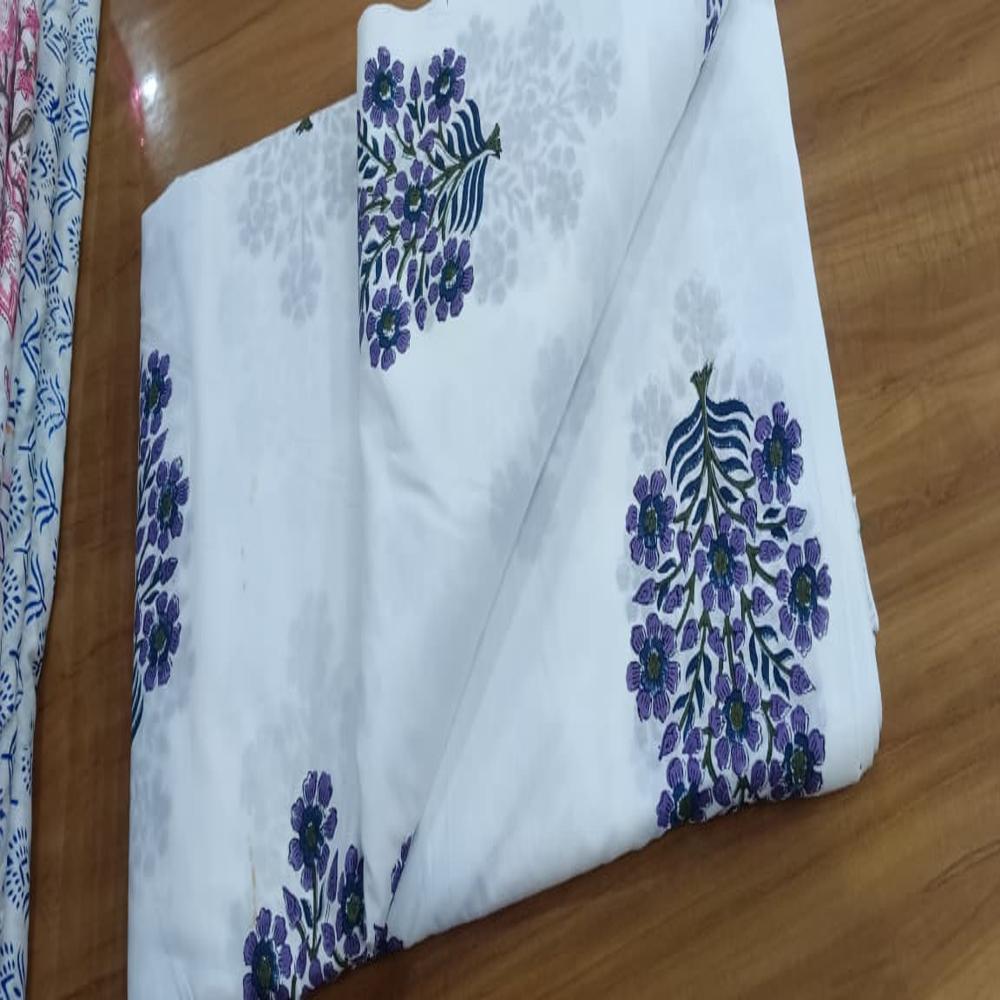 Hand Block Printed Cotton fabric
