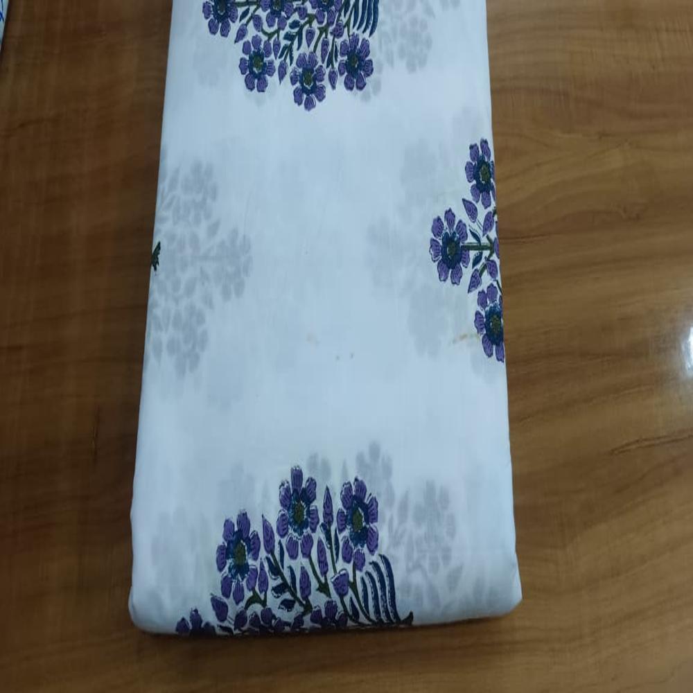 Hand Block Printed Cotton fabric