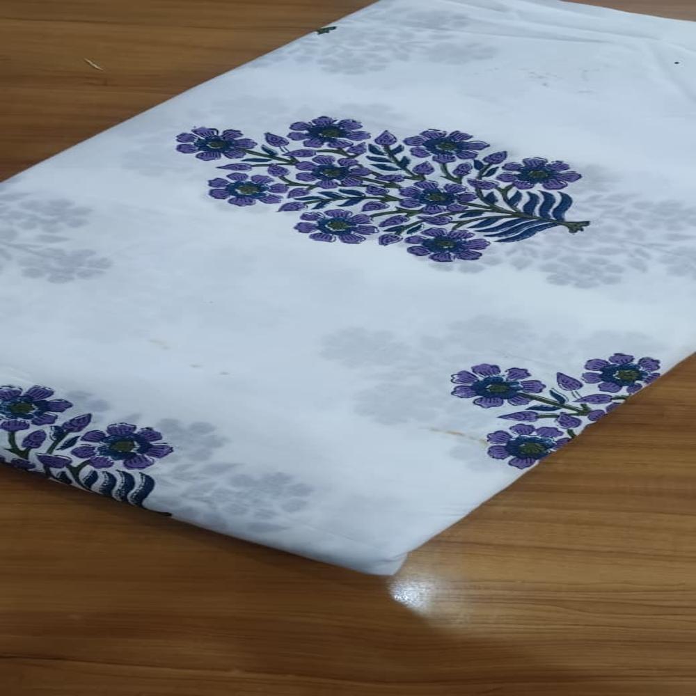 Hand Block Printed Cotton fabric