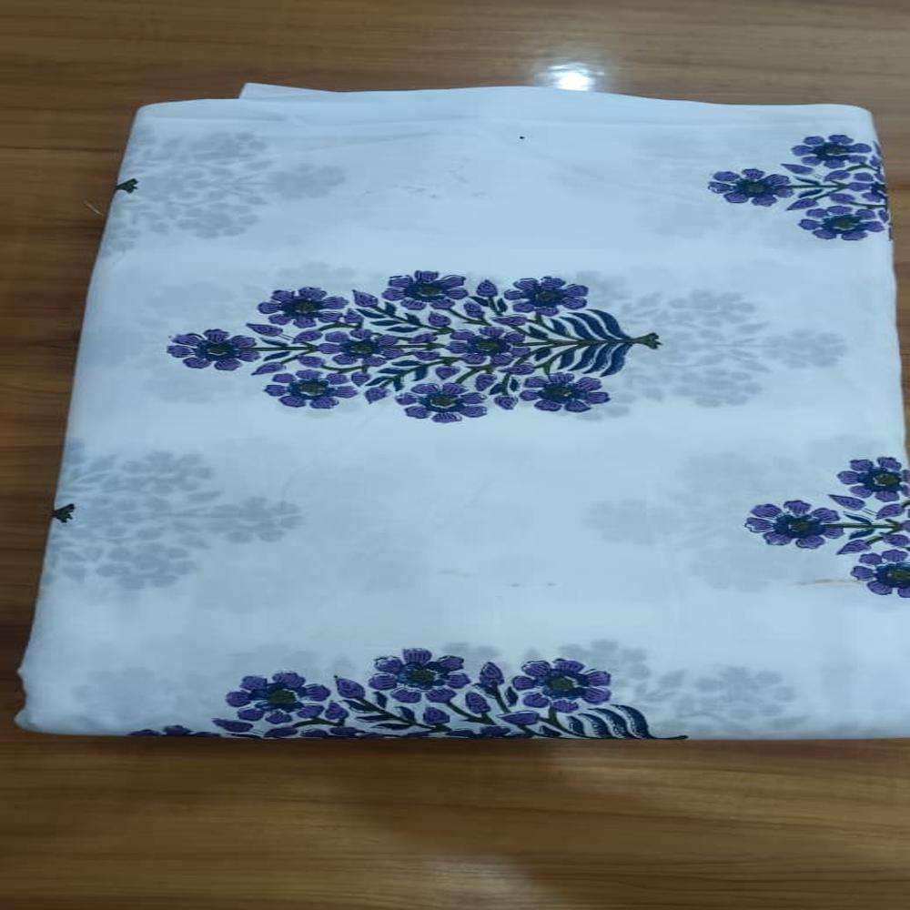 Hand Block Printed Cotton fabric