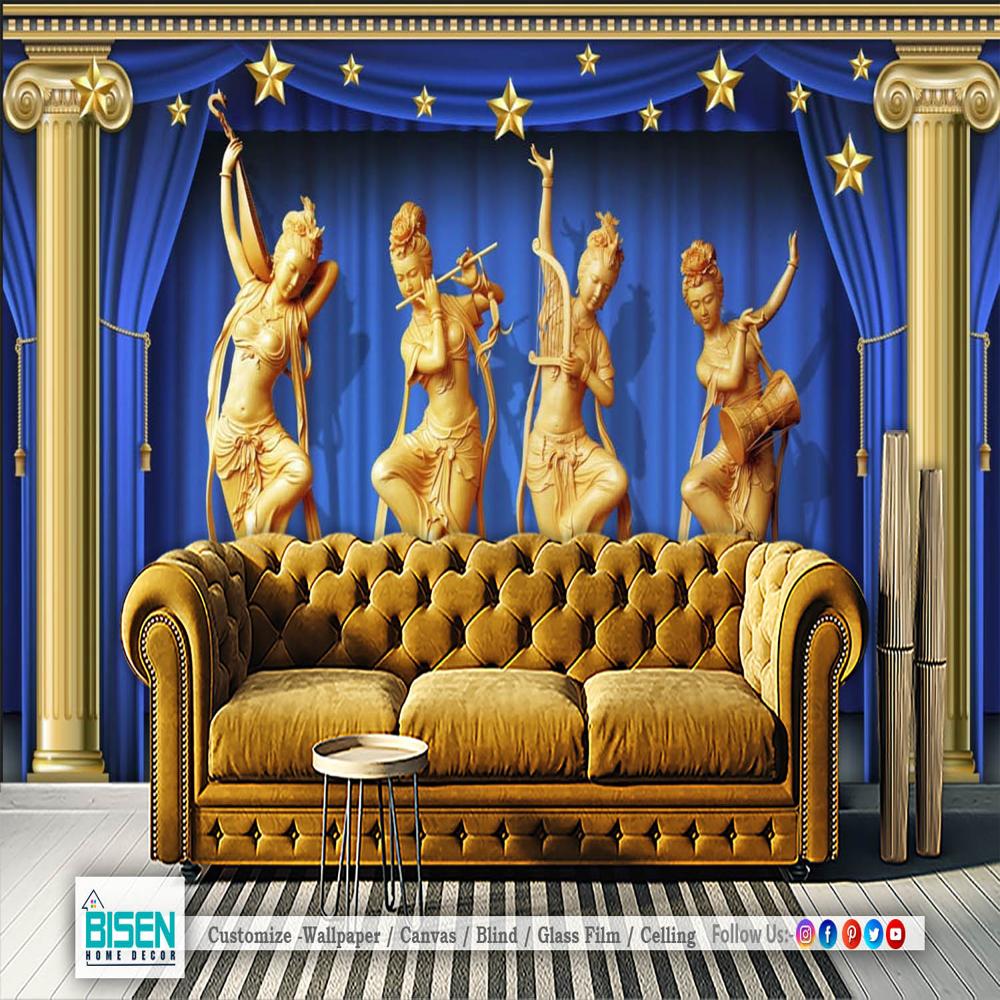 Latest 3d Wallpaper - Material: Non-woven