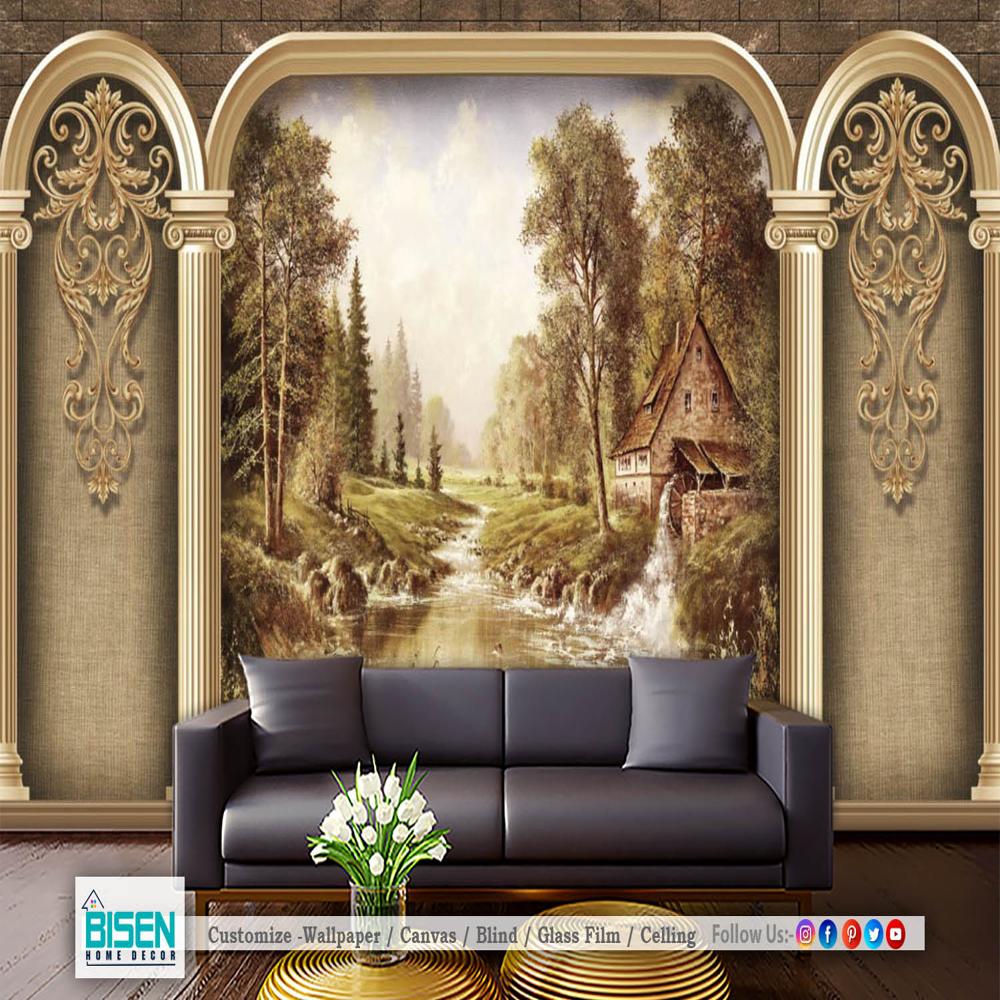 Modern 3D Wallpaper - Material: Hd