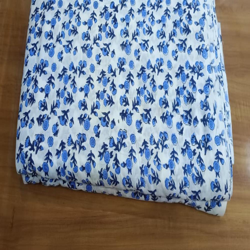 Hand Block Printed Cotton fabric