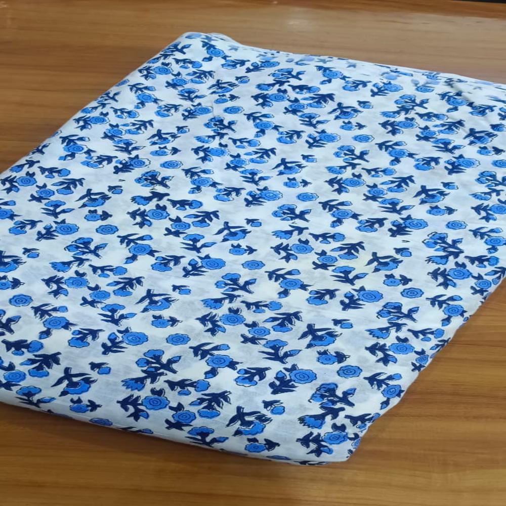 Hand Block Printed Cotton fabric