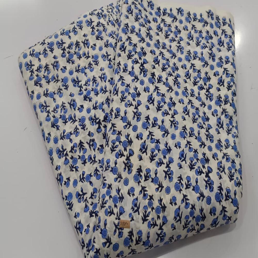 Hand Block Printed Cotton fabric