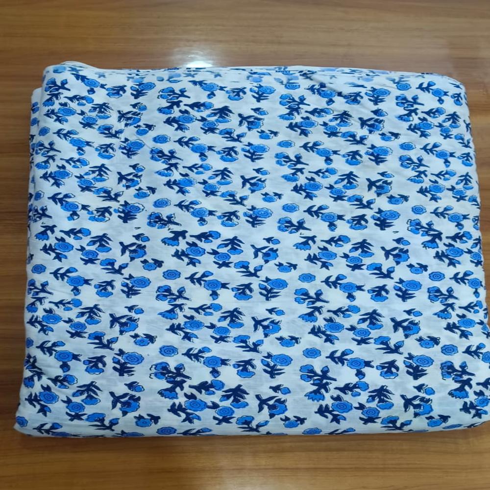 Hand Block Printed Cotton fabric