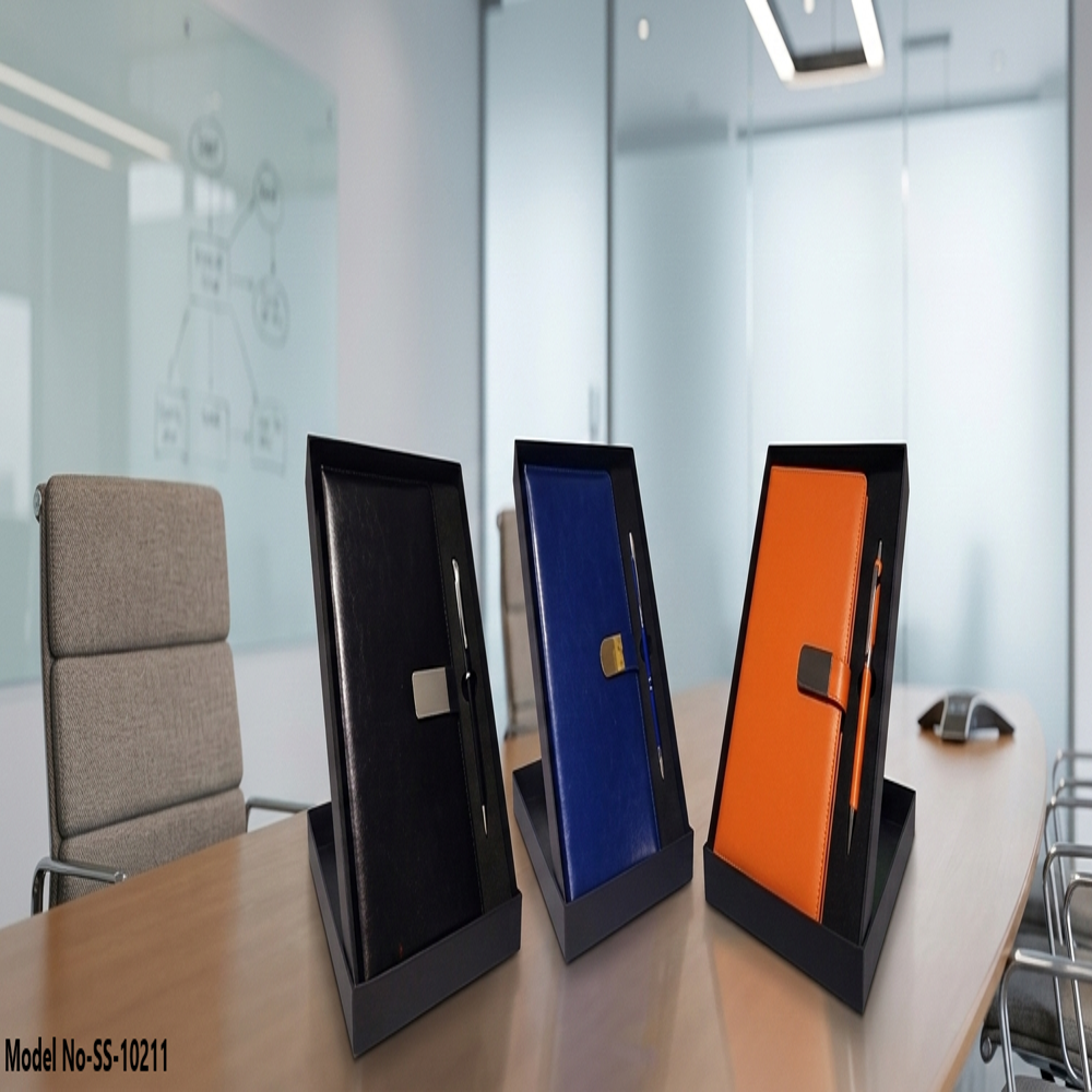 Corporate Gift Metal Pen & A5 Size Notebook (SS-10211)