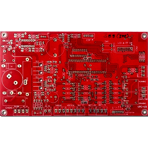 Double Side PTH PCB 1.60MM 35 MICRON With SMOBC Red Hal LP Finish