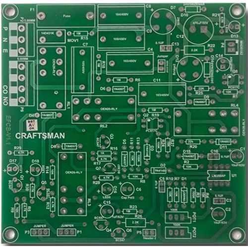 Double Side pth pcb 1.60mm 35 MICRON WITH SMOBC HAL LP FINISH