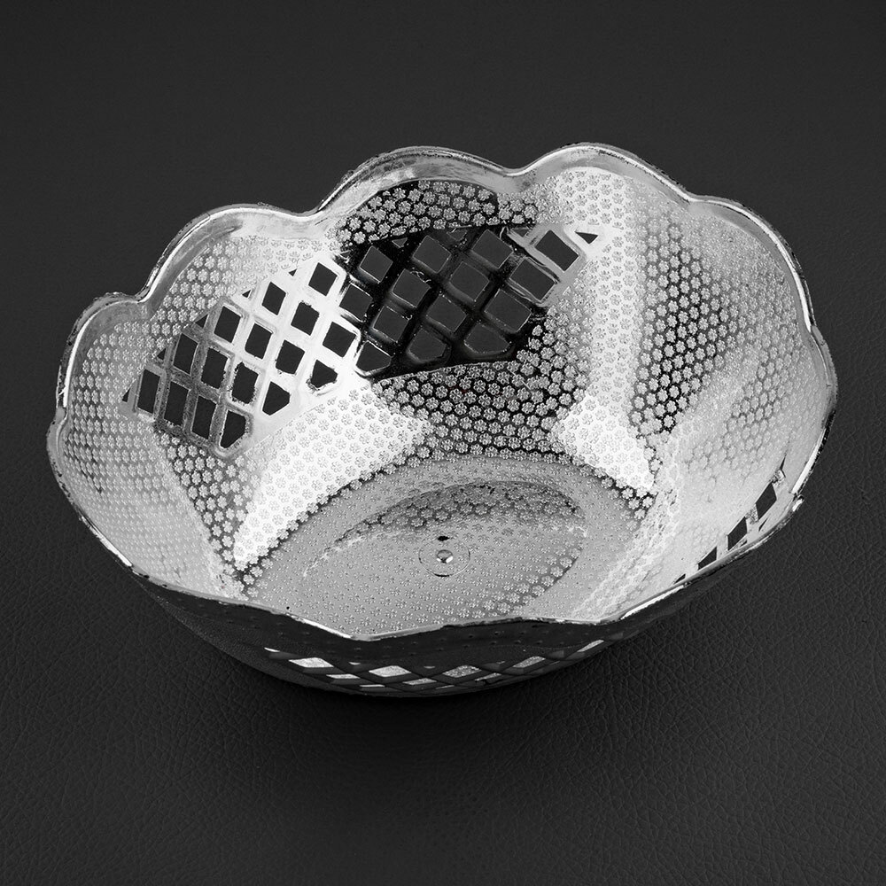 Table Top Anitque Design Silver Plastic Tray