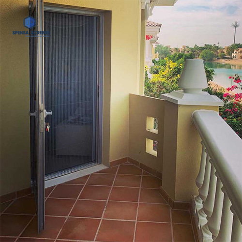 Polyester Pleated Mesh Door