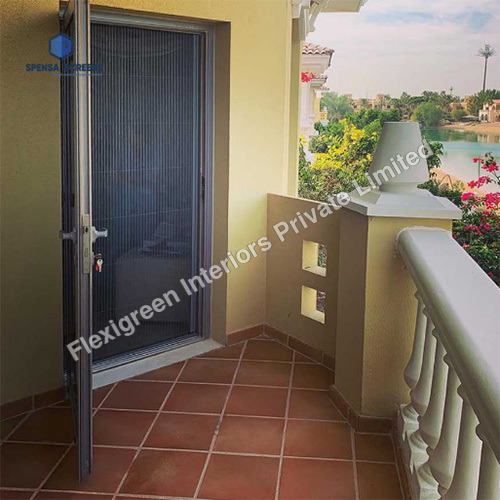 Polyester Pleated Mesh Door