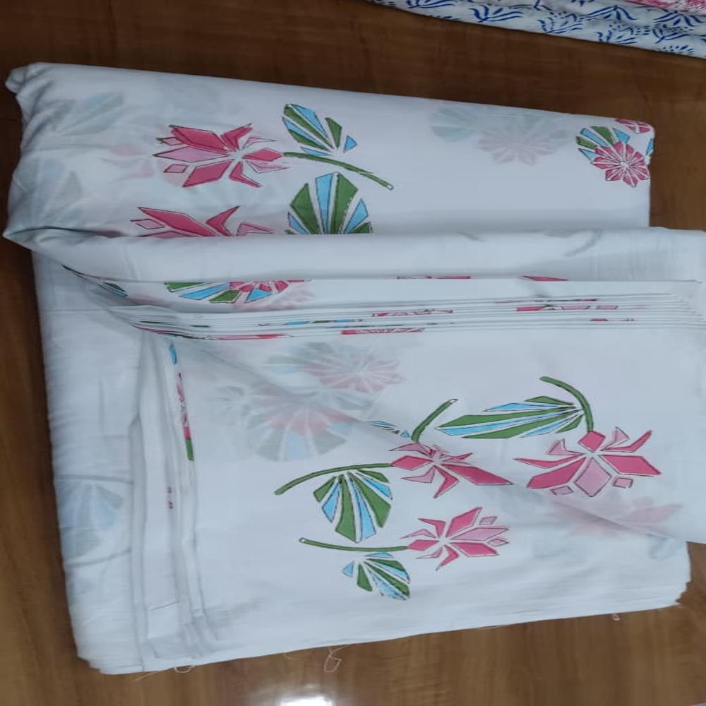Sanganeri Block Printed Cotton Fabric
