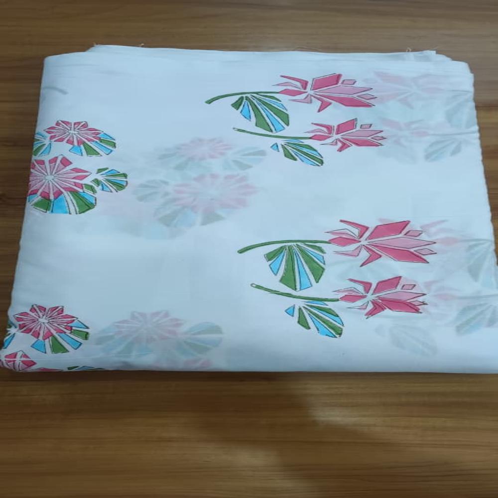 Sanganeri Block Printed Cotton Fabric