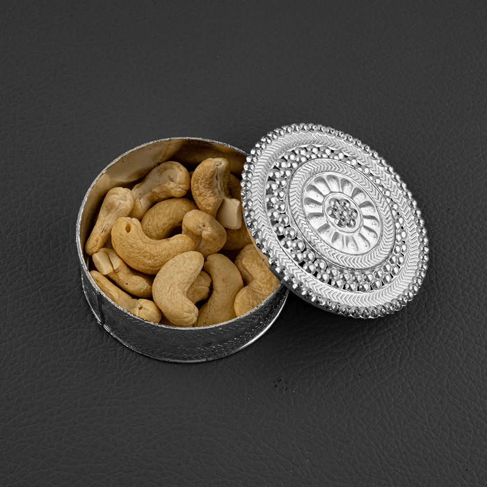 Designer Silver Dryfruit Dabi