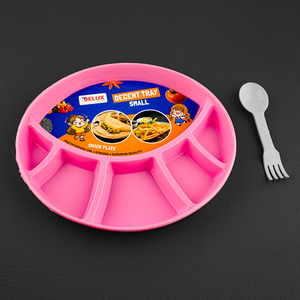 Pink Plastic Plate