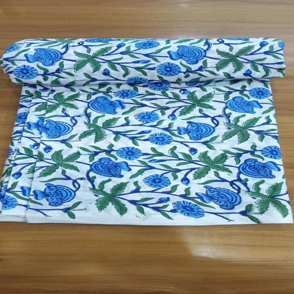 Hand Block printed Cotton Fabric