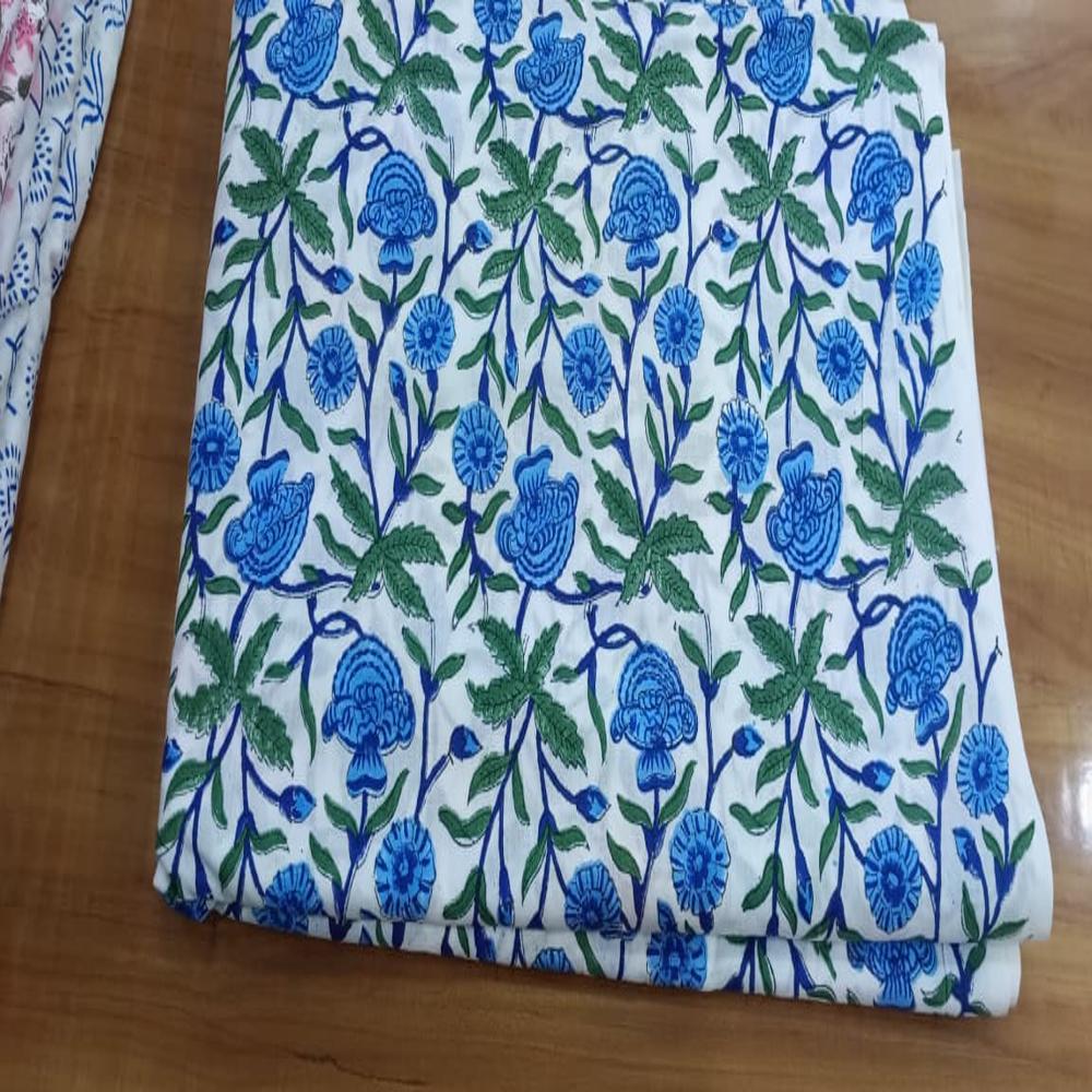 Hand Block printed Cotton Fabric