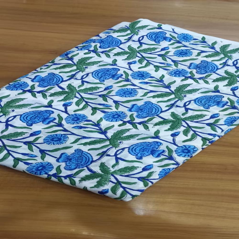 Hand Block printed Cotton Fabric