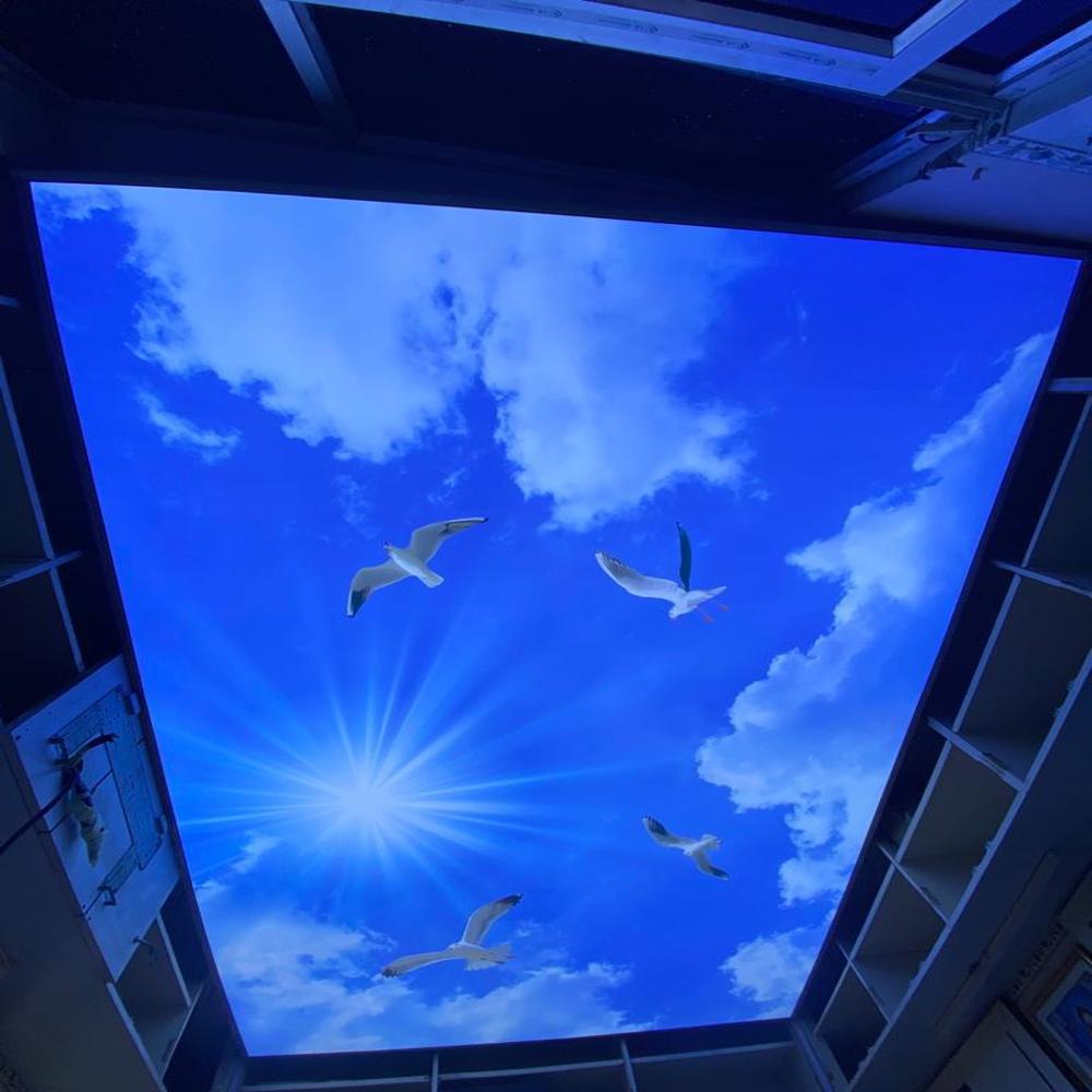 0.5mm Aluminium 3D Sky Cloud Stretch Ceiling