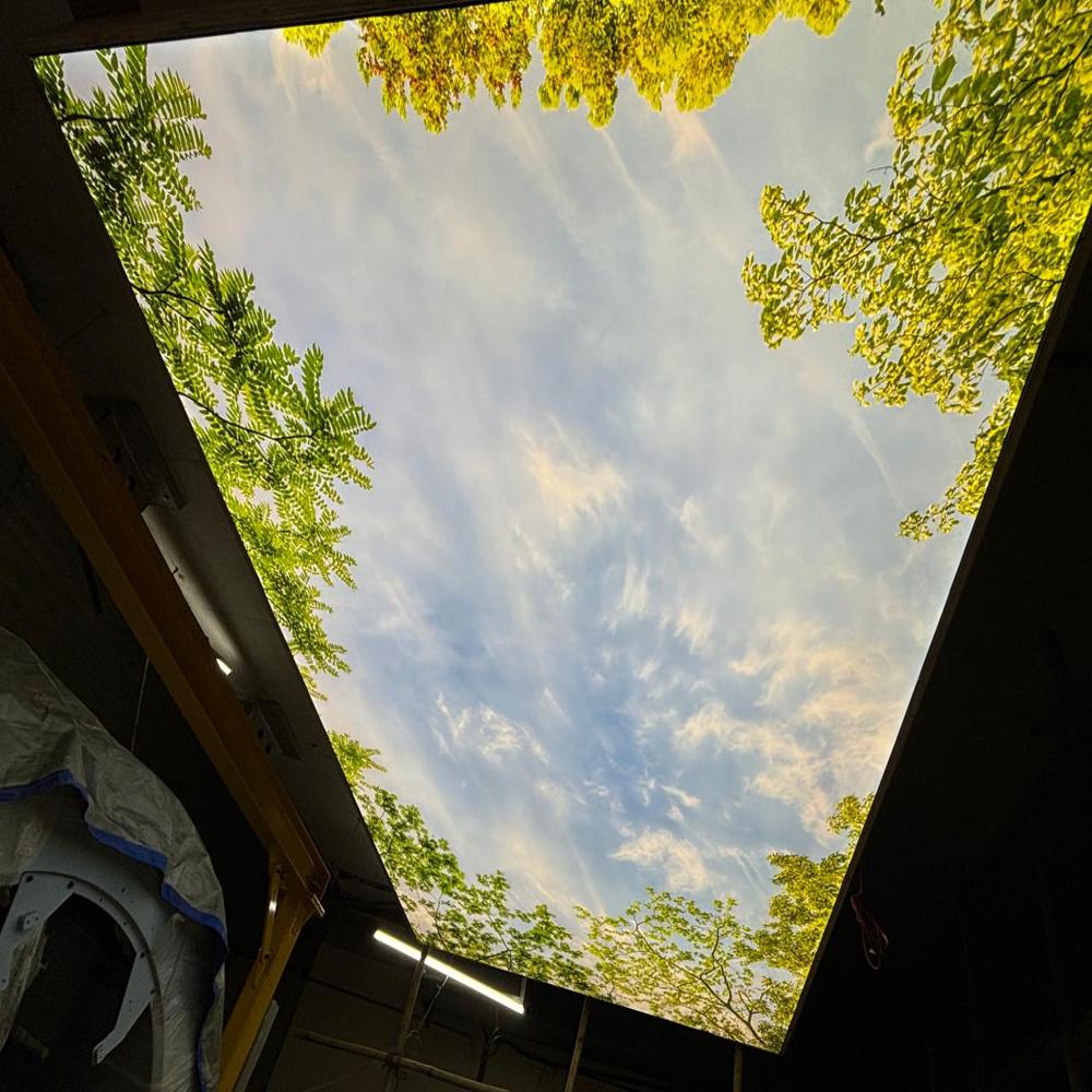 0.5mm Aluminium 3D Sky Cloud Stretch Ceiling