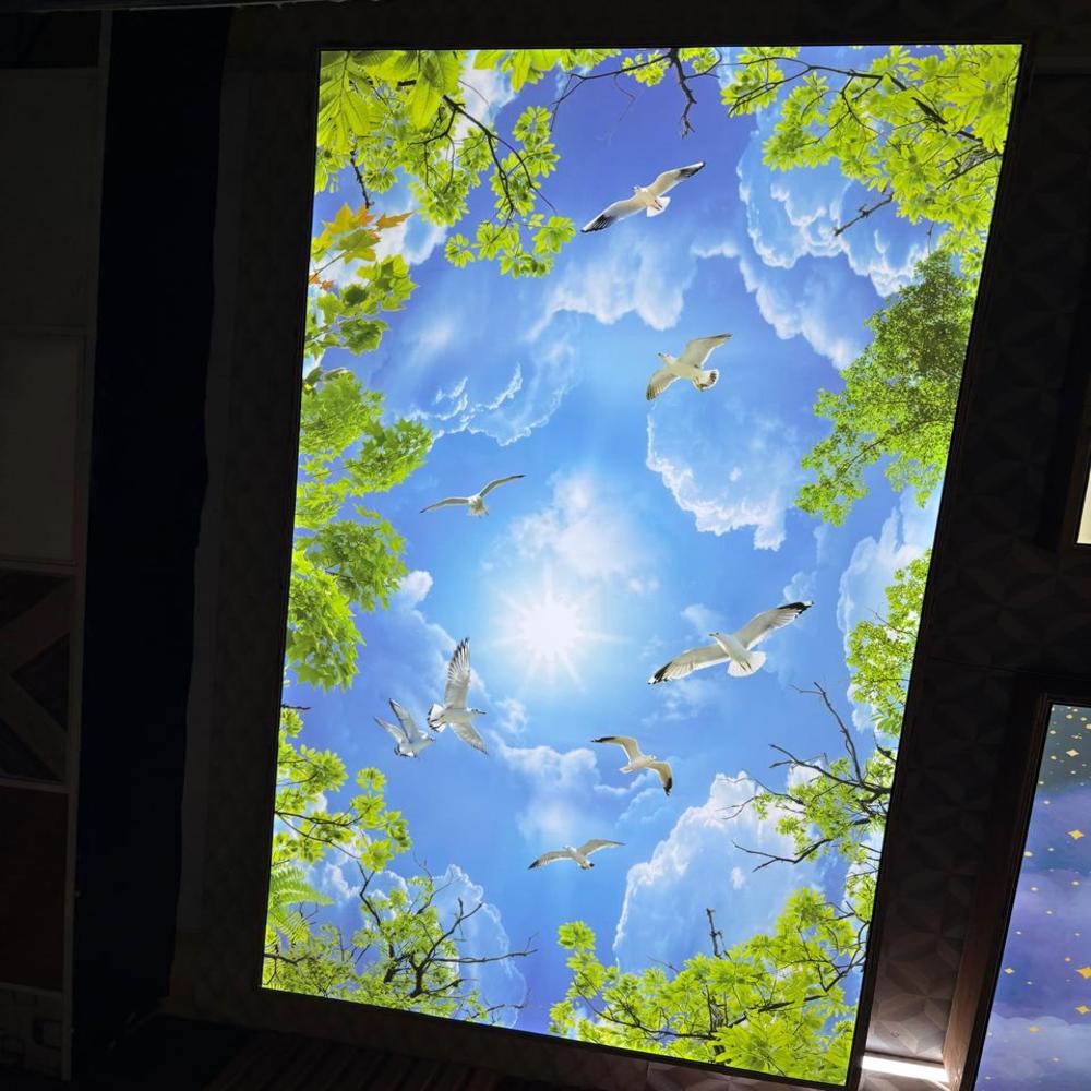 0.5mm Aluminium 3D Sky Cloud Stretch Ceiling