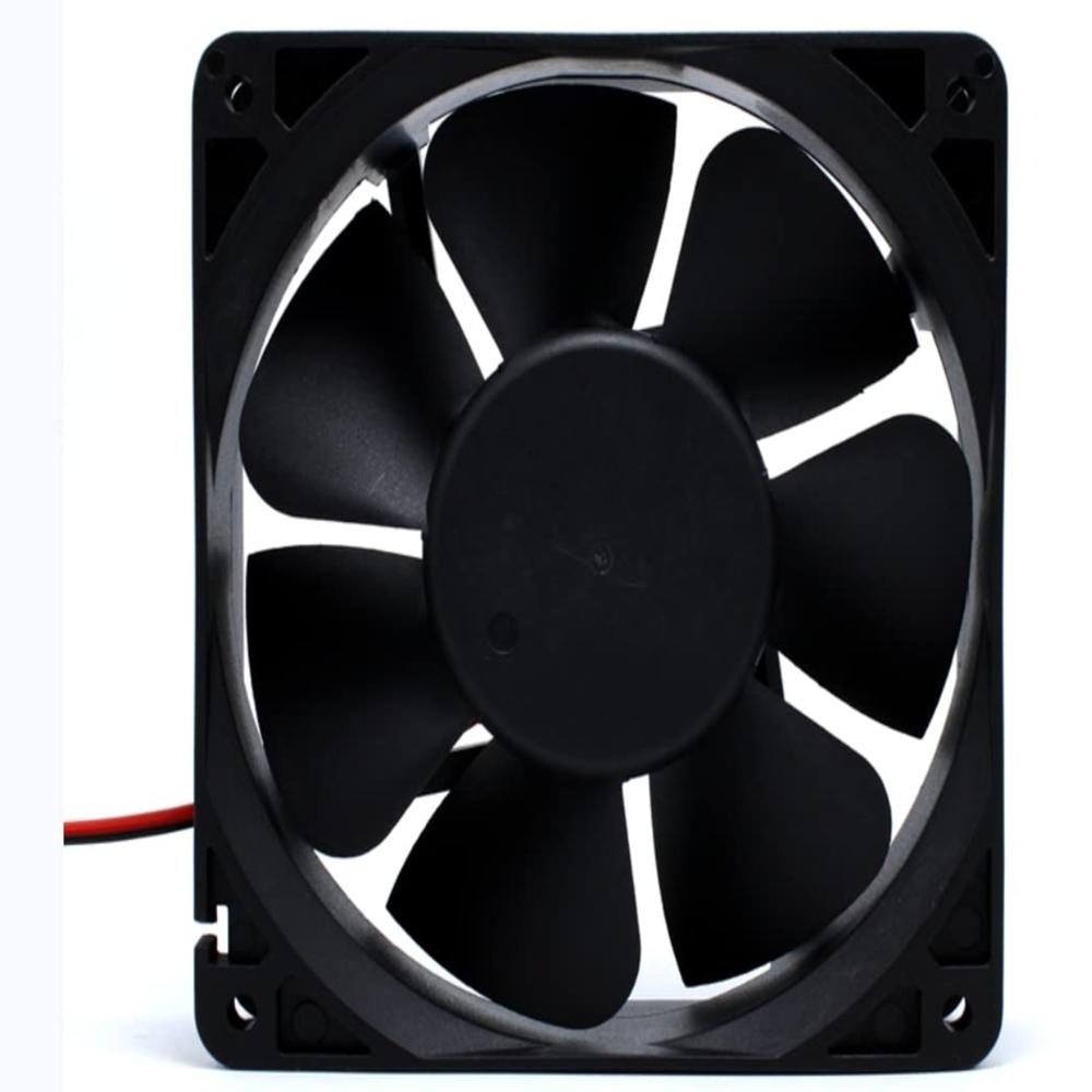 GBOC 12038M24S 24V DC 0.5A 12038mm 2-Wire Ball Bearing Industrial Axial Cooling Fan 