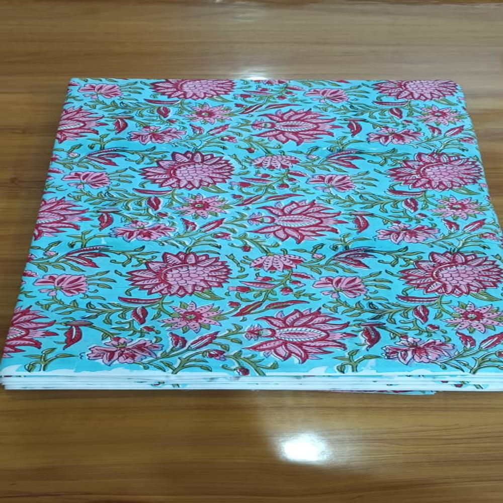 Hand Block Printed Cotton fanric