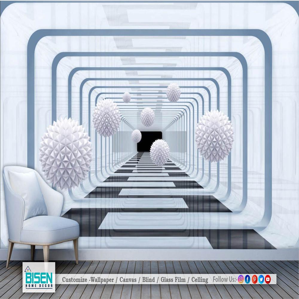 3D wallpaper for living room
