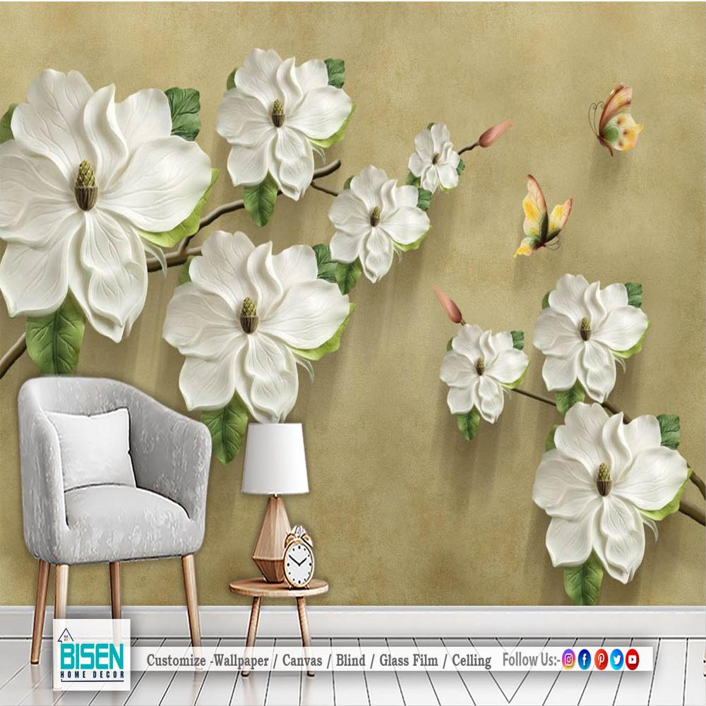 3D wallpaper for living room