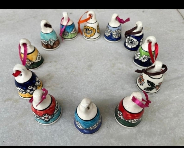 4inch Ceramic Decorative Hanging Bells